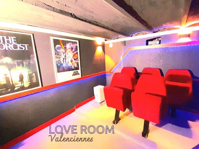 C'est une love room unique dans le valenciennois, à Aulnoy lez valenciennes.