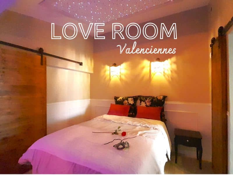 Love room Valenciennes, plus précisément à Aulnoy Lez valenciennes. Une Loveroom unique dans le secteur grâce à son spa ciné